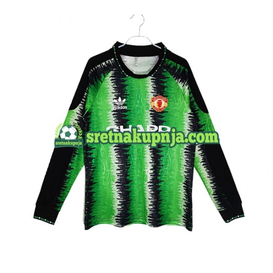 Muškarci Domaći Home Golmanski Dresova Manchester United Retro 1990-1991 Dugim Rukavima