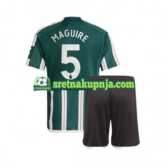 Dječja Gostujući Away Dresova Manchester United Harry Maguire 5 2023-2024 Kratkih Rukava