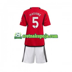 Dječja Domaći Home Dresova Manchester United Harry Maguire 5 2023-2024 Kratkih Rukava