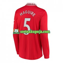 Muškarci Domaći Home Dresova Manchester United Harry Maguire 5 2022-2023 Dugim Rukavima