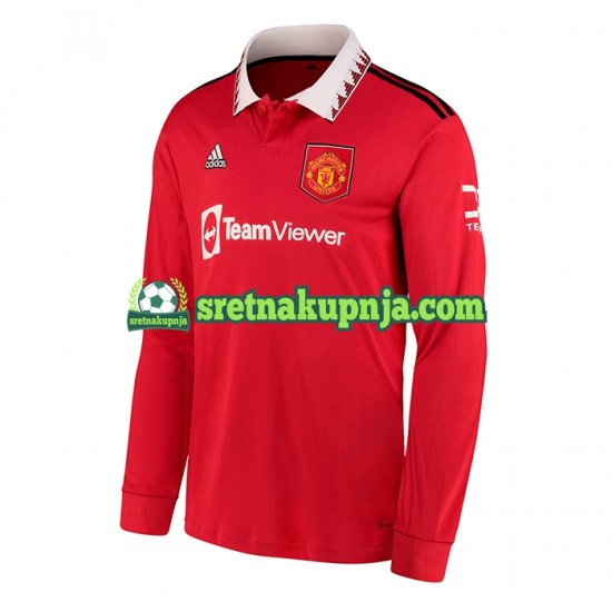 Muškarci Domaći Home Dresova Manchester United 2022-2023 Dugim Rukavima