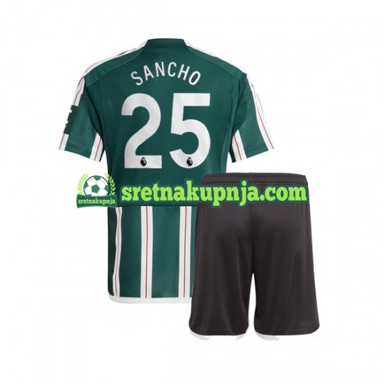 Dječja Gostujući Away Dresova Manchester United Jadon Sancho 25 2023-2024 Kratkih Rukava