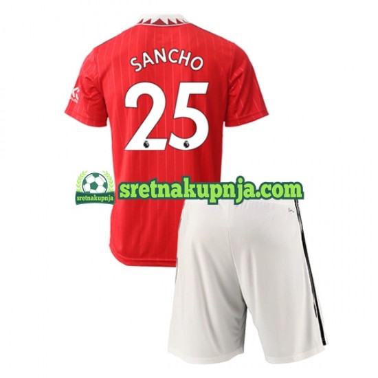 Dječja Domaći Home Dresova Manchester United Jadon Sancho 25 2022-2023 Kratkih Rukava