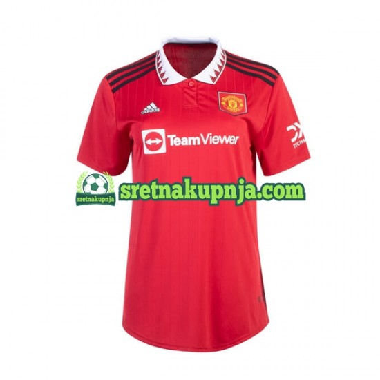 Žene Domaći Home Dresova Manchester United 2022-2023 Kratkih Rukava
