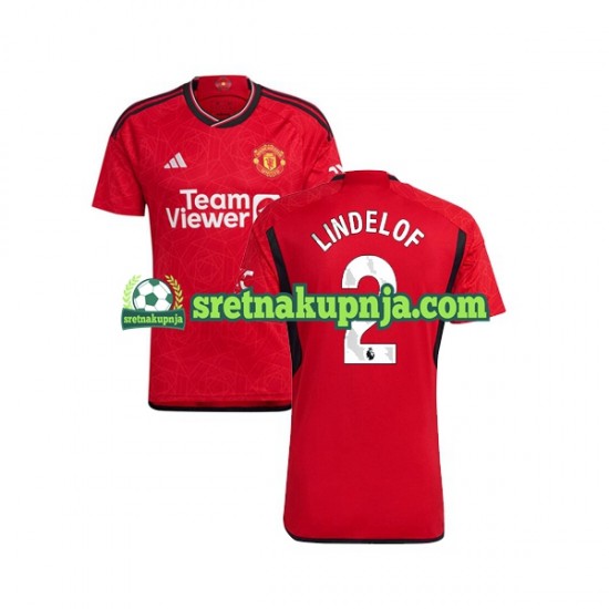 Muškarci Domaći Home Dresova Manchester United Lindelof 2 2023-2024 Kratkih Rukava