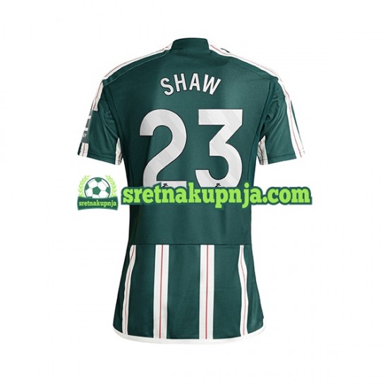 Muškarci Gostujući Away Dresova Manchester United Luke Shaw 23 2023-2024 Kratkih Rukava