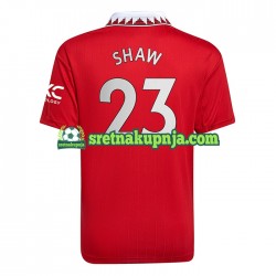 Muškarci Domaći Home Dresova Manchester United Luke Shaw 23 2022-2023 Kratkih Rukava