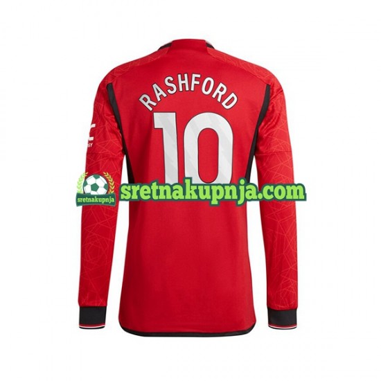 Muškarci Domaći Home Dresova Manchester United Marcus Rashford 10 2023-2024 Dugim Rukavima