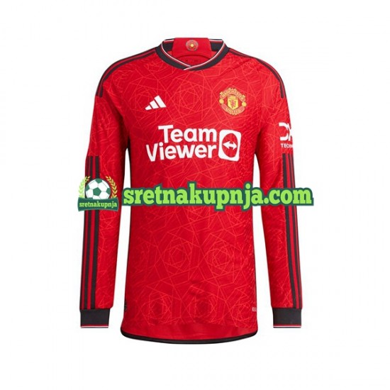 Muškarci Domaći Home Dresova Manchester United Marcus Rashford 10 2023-2024 Dugim Rukavima