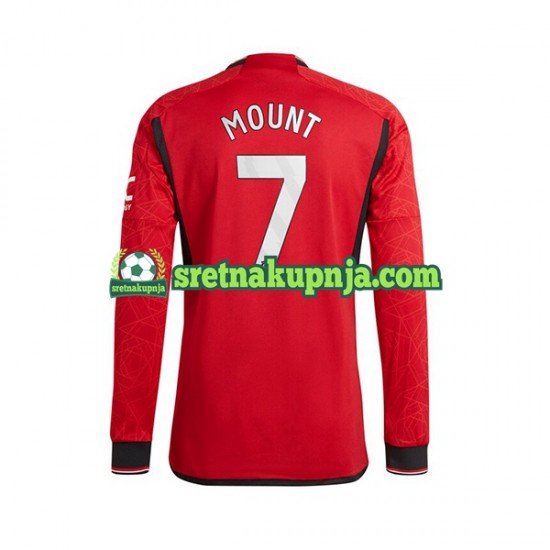 Muškarci Domaći Home Dresova Manchester United Mount 7 2023-2024 Dugim Rukavima