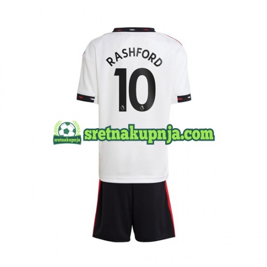 Dječja Gostujući Away Dresova Manchester United Rashford 10 2022-2023 Kratkih Rukava