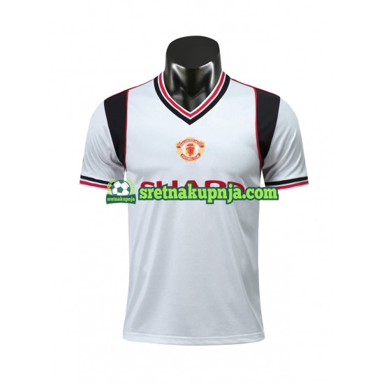 Muškarci Gostujući Away Dresova Manchester United Retro 1985 Kratkih Rukava