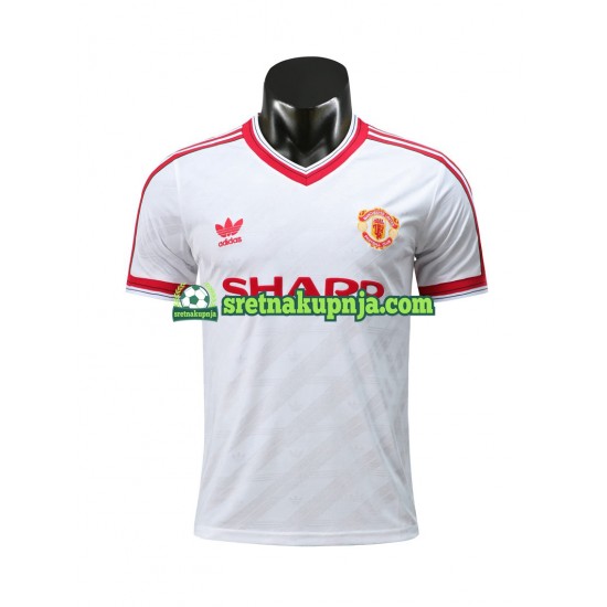 Muškarci Gostujući Away Dresova Manchester United Retro 1986 Kratkih Rukava