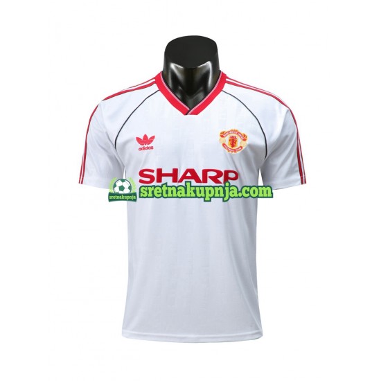 Muškarci Gostujući Away Dresova Manchester United Retro 1988 Kratkih Rukava