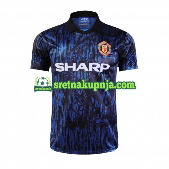 Muškarci Gostujući Away Dresova Manchester United Retro 1993 Kratkih Rukava