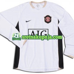 Muškarci Gostujući Away Dresova Manchester United Retro 2006-2007 Dugim Rukavima