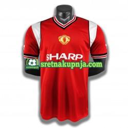 Muškarci Domaći Home Dresova Manchester United Retro 1985 Kratkih Rukava