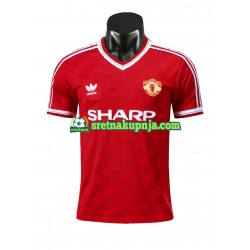 Muškarci Domaći Home Dresova Manchester United Retro 1986 Kratkih Rukava