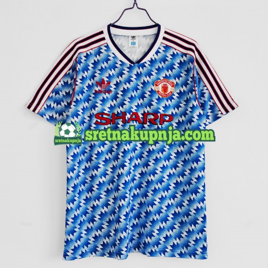 Muškarci Domaći Home Dresova Manchester United Retro 1992 Kratkih Rukava