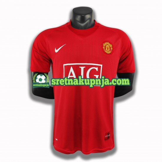 Muškarci Domaći Home Dresova Manchester United Retro 2007-2008 Kratkih Rukava