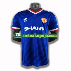 Muškarci Treći Dresova Manchester United Retro 1986 Kratkih Rukava Muškarci Treći Dresova Manchester United Retro 1986 Kratkih Rukava