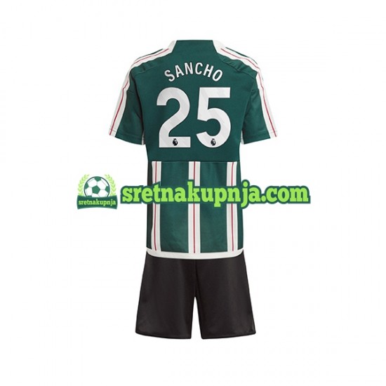 Dječja Gostujući Away Dresova Manchester United Sancho 25 2023-2024 Kratkih Rukava
