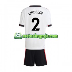 Dječja Gostujući Away Dresova Manchester United Victor Lindelof 2 2022-2023 Kratkih Rukava