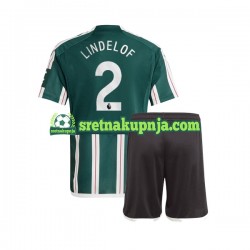 Dječja Gostujući Away Dresova Manchester United Victor Lindelof 2 2023-2024 Kratkih Rukava