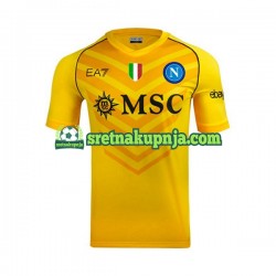 Muškarci Gostujući Away Golmanski Dresova Napoli 2023-2024 Kratkih Rukava
