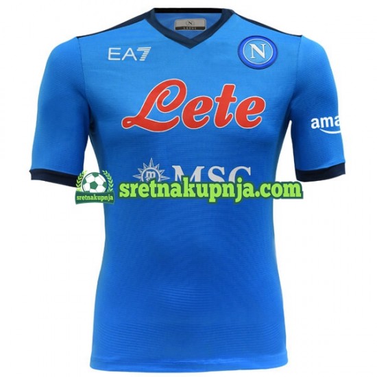 Muškarci Domaći Home Dresova Napoli 2021-2022 Kratkih Rukava