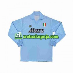 Muškarci Domaći Home Dresova Napoli Retro 1990 1991 Dugim Rukavima Muškarci Domaći Home Dresova Napoli Retro 1990 1991 Dugim Rukavima