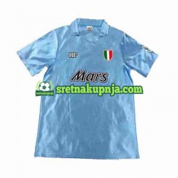 Muškarci Domaći Home Dresova Napoli Retro 1990 1991 Kratkih Rukava Muškarci Domaći Home Dresova Napoli Retro 1990 1991 Kratkih Rukava