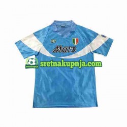 Muškarci Domaći Home Dresova Napoli Special Retro 1990 1991 Kratkih Rukava