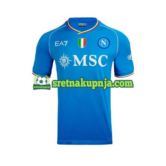 Muškarci Domaći Home Dresova Napoli Khvicha Kvaratskhelia 77 2023-2024 Kratkih Rukava