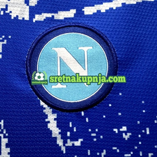 Muškarci Domaći Home Dresova Napoli Maradona Champions Special Edition 2023 Kratkih Rukava
