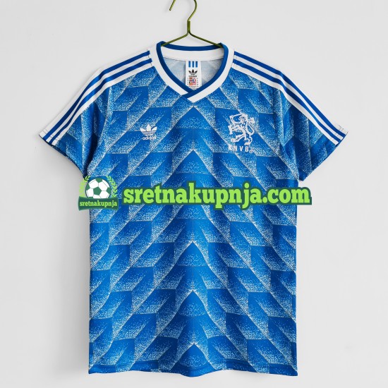 Muškarci Gostujući Away Dresova Nizozemska Retro 1988 Kratkih Rukava