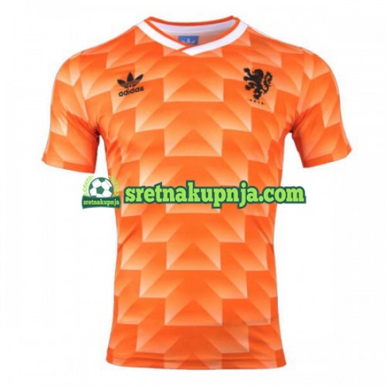 Muškarci Domaći Home Dresova Nizozemska Retro 1988 Kratkih Rukava
