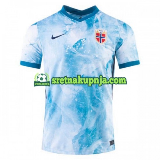 Muškarci Gostujući Away Dresova Norveška 2020-2021 Kratkih Rukava