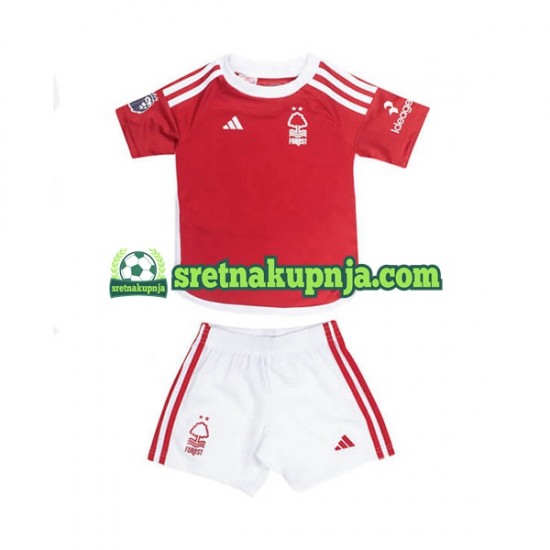 Dječja Domaći Home Dresova Nottingham Forest 2023-2024 Kratkih Rukava