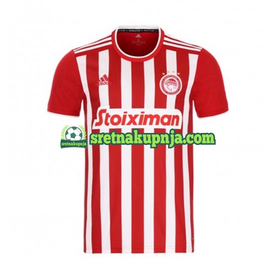 Muškarci Domaći Home Dresova Olympiacos 2021-2022 Kratkih Rukava