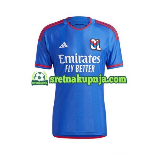 Muškarci Gostujući Away Dresova Olympique Lyonnais 2023-2024 Kratkih Rukava
