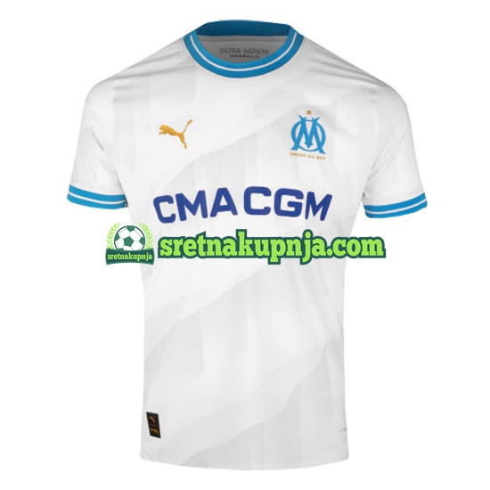Muškarci Domaći Home Dresova Olympique de Marseille 2023-2024 Kratkih Rukava