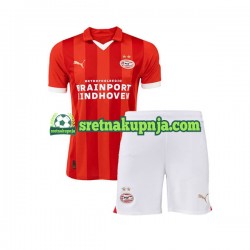 Dječja Domaći Home Dresova PSV Eindhoven 2023-2024 Kratkih Rukava