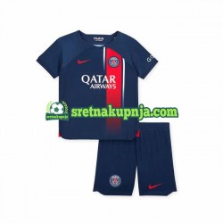 Dječja Domaći Home Dresova Paris Saint-Germain 2023-2024 Kratkih Rukava