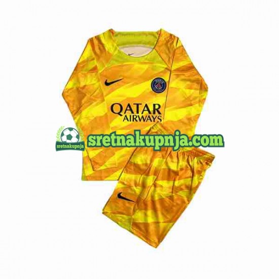 Dječja Gostujući Away Golmanski Dresova Paris Saint-Germain 2023-2024 Dugim Rukavima