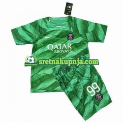 Dječja Domaći Home Golmanski Dresova Paris Saint-Germain Donnarumma 99 2023-2024 Kratkih Rukava