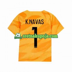 Muškarci Gostujući Away Golmanski Dresova Paris Saint-Germain K.NAVAS 1 2023-2024 Kratkih Rukava