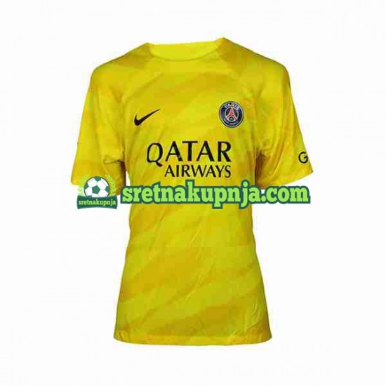 Muškarci Treći Golmanski Dresova Paris Saint-Germain 2023-2024 Kratkih Rukava