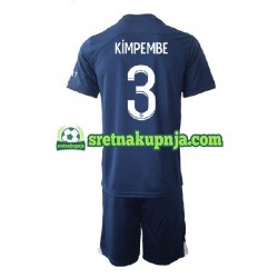 Dječja Domaći Home Dresova Paris Saint-Germain Kimpembe 3 2022-2023 Kratkih Rukava