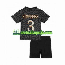 Dječja Treći Dresova Paris Saint-Germain Kimpembe 3 2023-2024 Kratkih Rukava